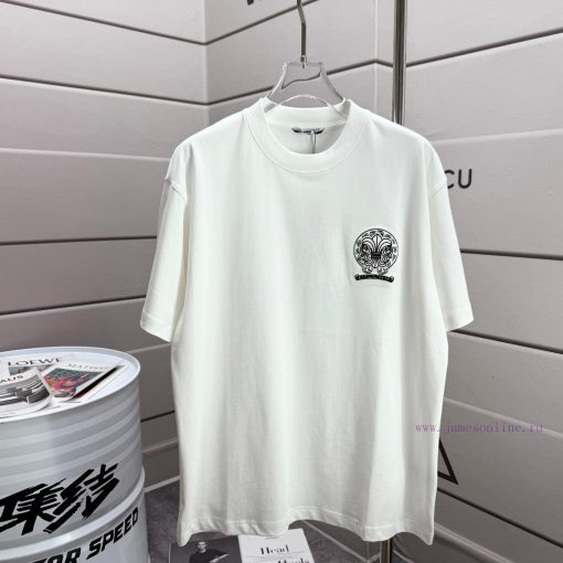 CH Kroxin 2025 Summer New Style Horseshoe Embroidered Printed Short Sleeve T-shirt Customized F 9r3i2hbe - Image 3