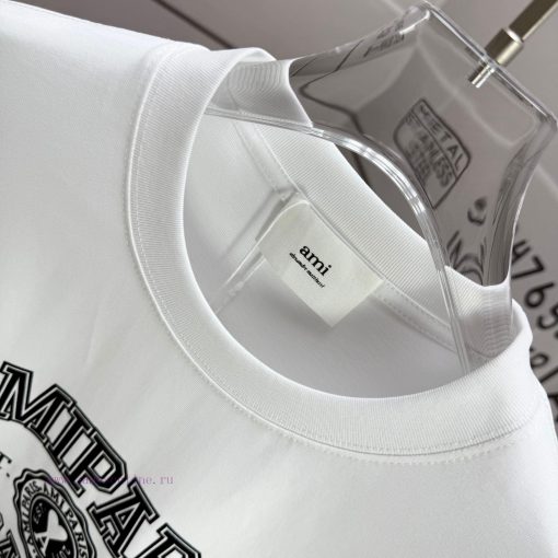 # Ami * 2025 Spring/Summer New Ami Letter Plush Craft Customized Double Yarn Plain Cotton Fabri zot3yjj7 - Image 4
