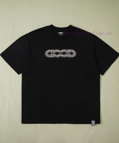 Pure Original MatchingGOODBRAND Sorin Combination Color Swatch T-shirt Black Loose Half Sleeved 4zxv4i0u