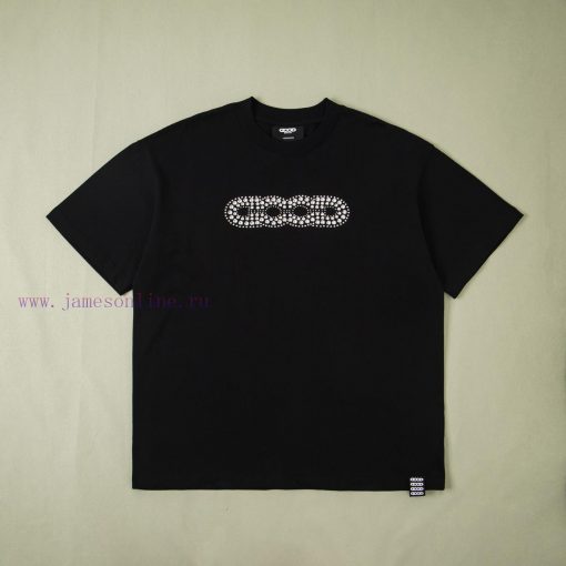 Pure Original MatchingGOODBRAND Sorin Combination Color Swatch T-shirt Black Loose Half Sleeved 4zxv4i0u - Image 2