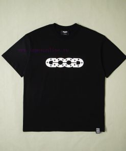 Pure Original MatchingGOODBRAND Diamonds Hollow Logo With Diamond Short SleevesCotton Fabric Ho kroeyvgz