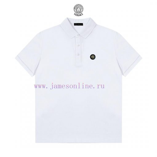 Versace Classic Logo Exquisite Polo ShirtUpgraded Inspired By Retro 80sOriginal Fabric Official lo553e9c