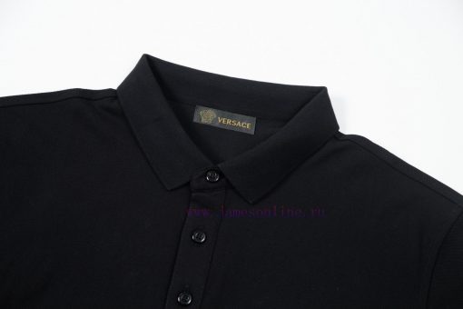 Versace Classic Logo Exquisite Polo ShirtUpgraded Inspired By Retro 80sOriginal Fabric Official lo553e9c - Image 8