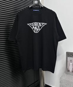 LV Louis SS25 Latest Collar Short Sleeved Unisex StyleHigh Quality Top-notch Production Technol 4mdz5a7u