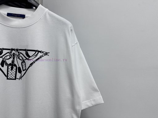 LV Louis SS25 Latest Collar Short Sleeved Unisex StyleHigh Quality Top-notch Production Technol lp34ry88 - Image 3
