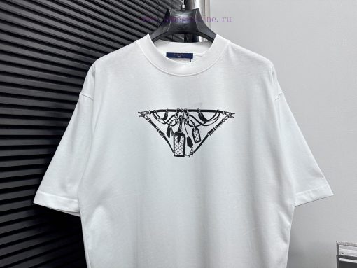 LV Louis SS25 Latest Collar Short Sleeved Unisex StyleHigh Quality Top-notch Production Technol lp34ry88 - Image 6