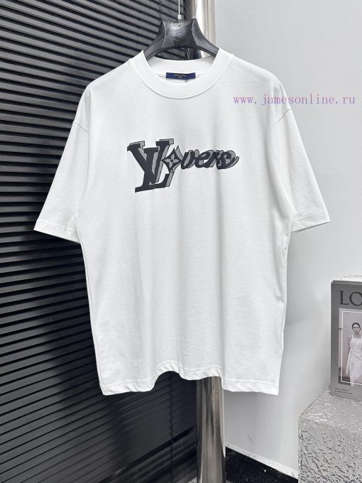 ￼ ￼ ￼ ￼ Louis Vuitton 25ss Logo T-shirtCustomized 260g Same Cylinder Dyed Fabric Feels Very Com zn46r2k9