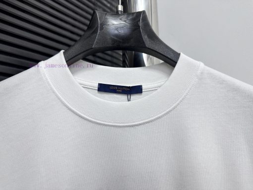 ￼ ￼ ￼ ￼ Louis Vuitton 25ss Logo T-shirtCustomized 260g Same Cylinder Dyed Fabric Feels Very Com zn46r2k9 - Image 5
