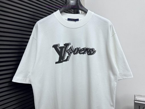 ￼ ￼ ￼ ￼ Louis Vuitton 25ss Logo T-shirtCustomized 260g Same Cylinder Dyed Fabric Feels Very Com zn46r2k9 - Image 7