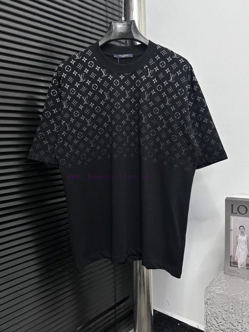 ￼ ￼ ￼ ￼ Louis Vuitton 25ss Gradient Printed T-shirtCustomized 260g Same Cylinder Dyed Fabric Fe k9srt0ql - Image 2
