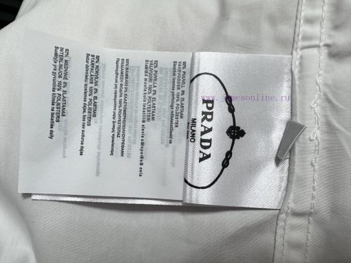 PRADA 24ss Triangle Logo Pocket ShirtUsing 70 Pieces Of Rensi Fu Silk Fabric The Surface Is Tre oqlyom59 - Image 10