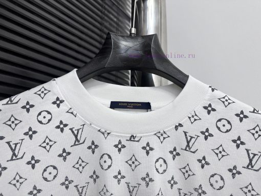 ￼ ￼Louis Vuitton 25ss Gradient Printed T-shirtCustomized 260g Same Cylinder Dyed Fabric Feels V mfhhuzs7 - Image 5
