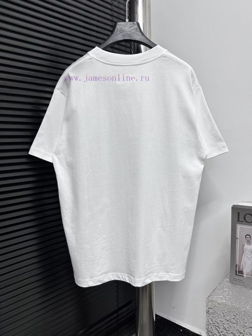 Dior 25ss New Round Neck T-shirtMade Of 2g Pure Cotton Fabric Comfortable And BreathableCrafted ortbj7n1 - Image 3