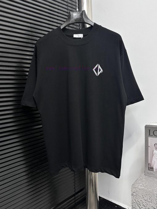 Dior 25ss New Round Neck T-shirtMade Of 2g Pure Cotton Fabric Comfortable And BreathableCrafted 5ue467tc - Image 2