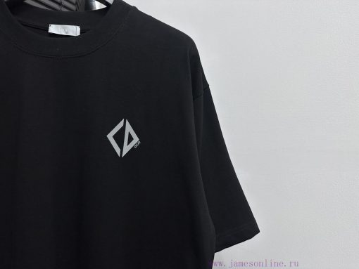 Dior 25ss New Round Neck T-shirtMade Of 2g Pure Cotton Fabric Comfortable And BreathableCrafted 5ue467tc - Image 4