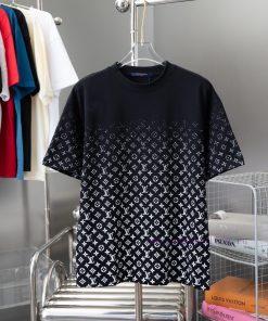 High-qualityLv 2025 Early Spring New Item Louis Vuitton MONOGRAM Vintage Gradient Short Sleeved otz4q4wh