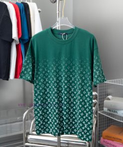 High-qualityLv 2025 Early Spring New Item Louis Vuitton MONOGRAM Vintage Gradient Short Sleeved d58rxgh1