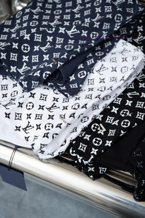 High-qualityLv 2025 Early Spring New Item Louis Vuitton MONOGRAM Vintage Gradient Short Sleeved otz4q4wh - Image 9