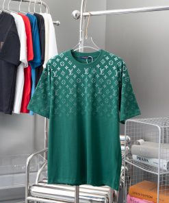 High-qualityLv 2025 Early Spring New Item Louis Vuitton MONOGRAM Vintage Gradient Short Sleeved 1tk0zzdp