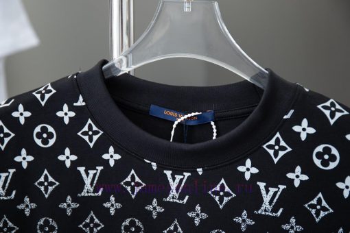 High-qualityLv 2025 Early Spring New Item Louis Vuitton MONOGRAM Vintage Gradient Short Sleeved 3drl6m4k - Image 4
