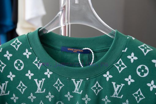 High-qualityLv 2025 Early Spring New Item Louis Vuitton MONOGRAM Vintage Gradient Short Sleeved 1tk0zzdp - Image 4