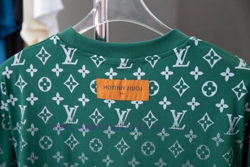 High-qualityLv 2025 Early Spring New Item Louis Vuitton MONOGRAM Vintage Gradient Short Sleeved 1tk0zzdp - Image 8