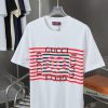 GU Gujia 25SS Spring/Summer New Short Sleeve Red Square Snake Pattern Printed Short SleeveLight bd5z61b6