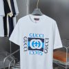 GU Gujia 25SS Spring/Summer New Short Sleeve Classic Double G Printed Pattern Short SleeveLight jytnhxlq