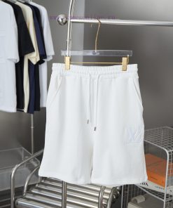 LV Louis 2025ss New Shorts Classic Toothbrush Embroidery Lv ShortsLight Luxury Fashion Is A Mus 5udwbf7r