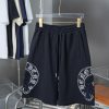 Ch * Ome Hearte 2025ss New Shorts With Fabric Patch Contrasting Thread Embroidery ShortsLight L 0427us5v