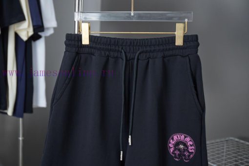 Ch * Ome Hearte 2085ss New Shorts With Fabric Sticker And Pink Embroidered ShortsLight Luxury F bphfdzub - Image 4