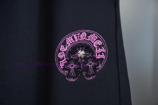 Ch * Ome Hearte 2085ss New Shorts With Fabric Sticker And Pink Embroidered ShortsLight Luxury F bphfdzub - Image 5