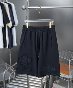 Ch * Ome Hearte 2085s New Shorts With Fabric Sticker And Cross EmbroideryLight Luxury Fashion I jolbvnxj