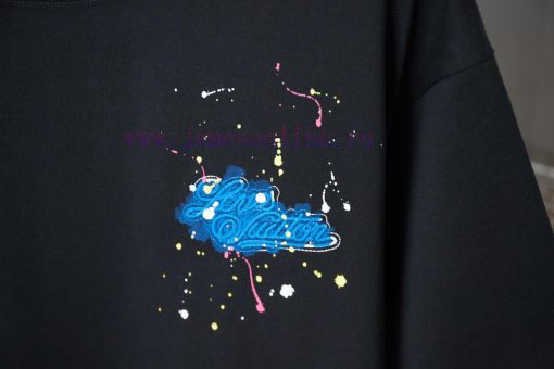 Louis LV 25ss Early Spring New Short Sleeved Contrasting LV Embroidered Short SleevedLight Luxu 0yy02k1m - Image 5