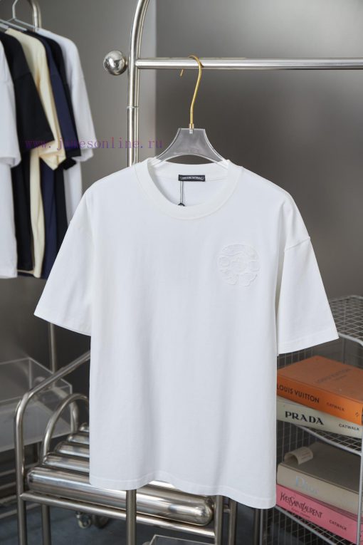Ch * Ome Hearte 25SS Early Spring New Collection Embroidered Clough Cross Short SleeveLight Lux 4lxg1u1f