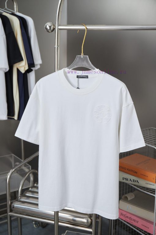 Ch * Ome Hearte 25SS Early Spring New Collection Embroidered Clough Cross Short SleeveLight Lux 4lxg1u1f - Image 2