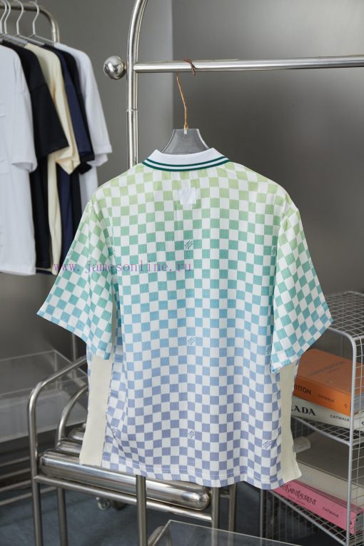 LV Louis Vuitton 25ss New Silk Gradient ShirtThe Damier Pattern Is Integrated With The Marque L byalibh0 - Image 3