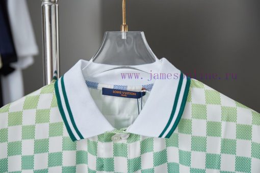 LV Louis Vuitton 25ss New Silk Gradient ShirtThe Damier Pattern Is Integrated With The Marque L byalibh0 - Image 4