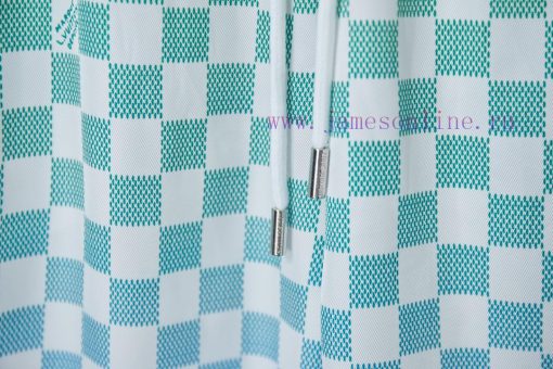 LV Louis Vuitton 25ss New Silk Gradient ShortsThe Damier Pattern Is Integrated With The Marque 8dbv4lq4 - Image 5