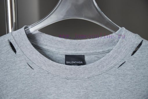 BALELE Balenciaga 25SS Early Spring New Collection Letter Logo Fat Printing Short SleeveLight L ueapycwu - Image 4