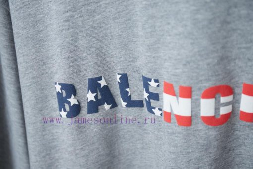 BALELE Balenciaga 25SS Early Spring New Collection Letter Logo Fat Printing Short SleeveLight L ueapycwu - Image 6
