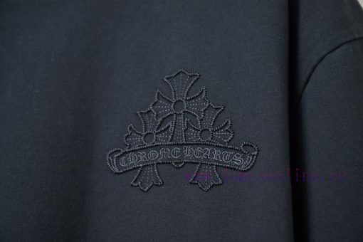 Ch * Ome Hearte 25SS Early Spring New Embroidered Luo Xin Cross Short SleeveLight Luxury Fashio 1v11q35h - Image 5