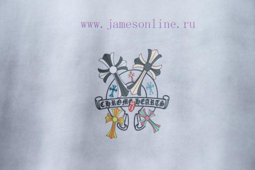 Ch * Ome Hearte 25SS Early Spring New Collection Kroheart Logo Printed Short SleeveLight Luxury lc41r1y4 - Image 5