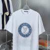 LV Louis Vuitton 25SS Early Spring New Three-dimensional Thick Version LV Short SleevedLight Lu h3czg41w