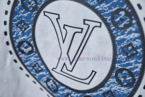 LV Louis Vuitton 25SS Early Spring New Three-dimensional Thick Version LV Short SleevedLight Lu h3czg41w - Image 7