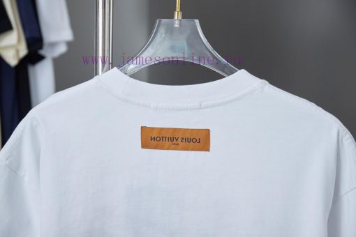 LV Louis Vuitton 25SS Early Spring New Three-dimensional Thick Version LV Short SleevedLight Lu h3czg41w - Image 8