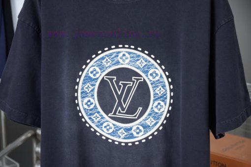 LV Louis Vuitton 25SS Early Spring New Three-dimensional Thick Version LV Short SleevedLight Lu z92snymp - Image 6