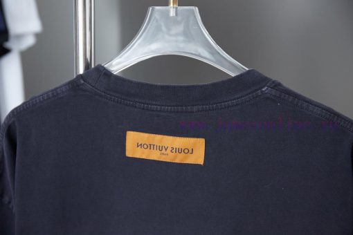 LV Louis Vuitton 25SS Early Spring New Three-dimensional Thick Version LV Short SleevedLight Lu z92snymp - Image 8