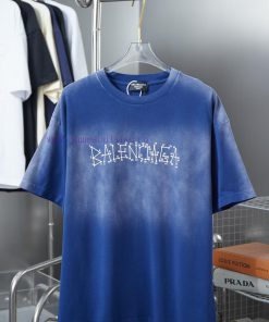 BALELE Balenciaga 25SS Early Spring New Style Three Dimensional Thick Edition Letter Short Slee 25ydl5m7