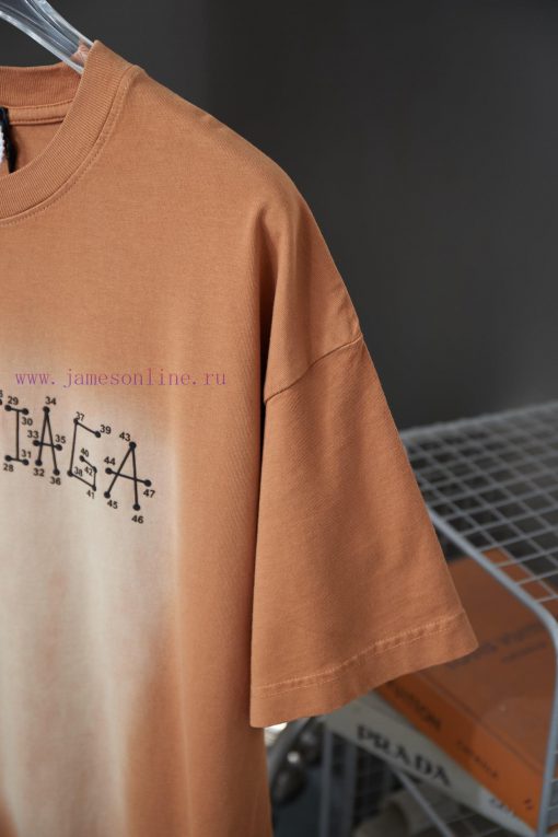 BALELE Balenciaga 25SS Early Spring New Style Three Dimensional Thick Edition Letter Short Slee l2io9kaf - Image 5